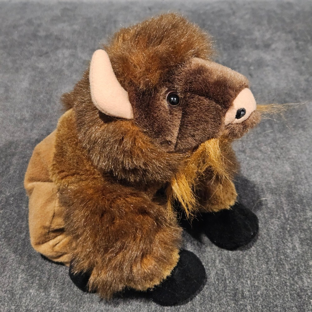 Wishpets Paquito Bison Buffalo 12 inch Plush Stuffed Animal Brown 82011 2005